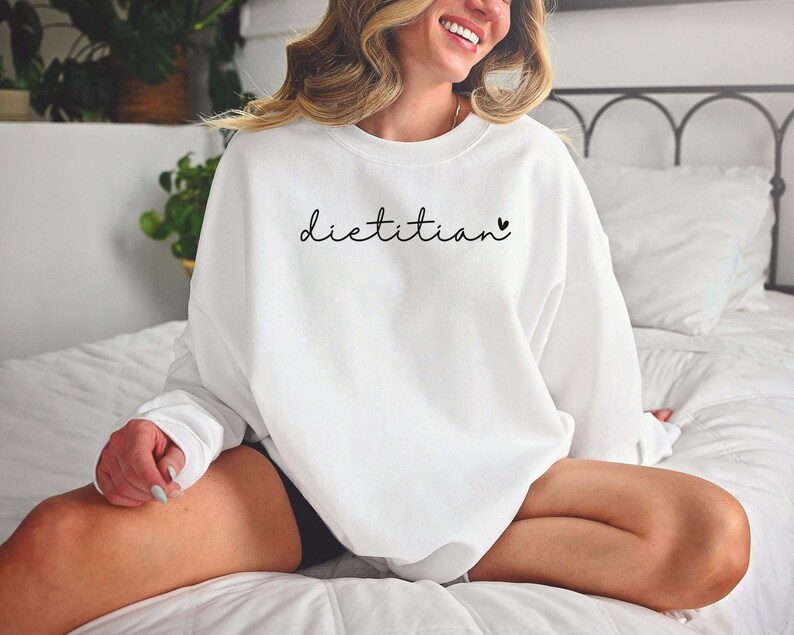Dietitian Sweatshirt, Nutritionist Gift, RD Sweater, Nutritionist Gift Future Dietitian Gift, Dietetics Student, Dietitian Shirt Bild 3