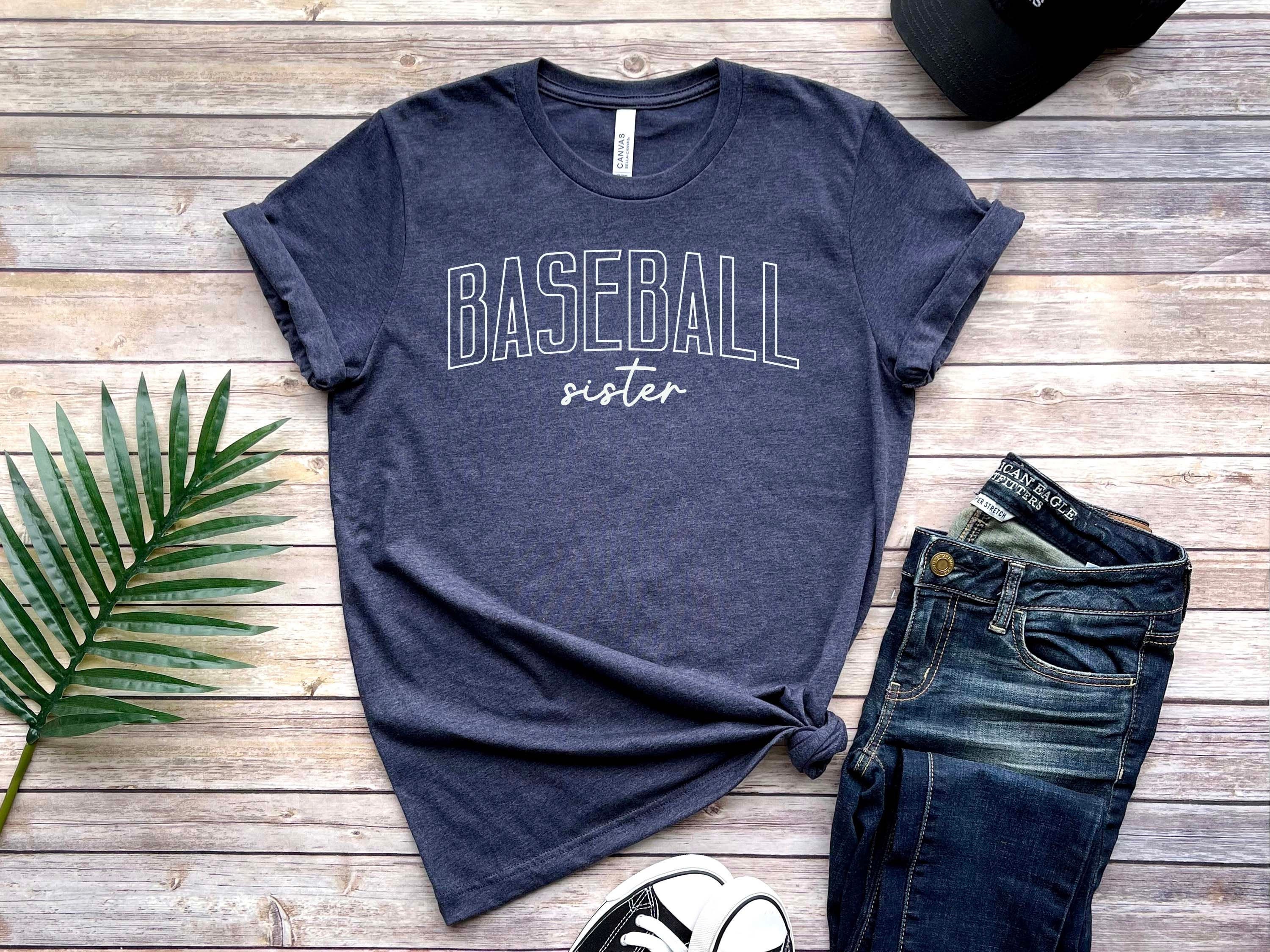 Discover Baseball Sister T-Shirt, Baseball Girl Shirt, Baseball T-Shirt