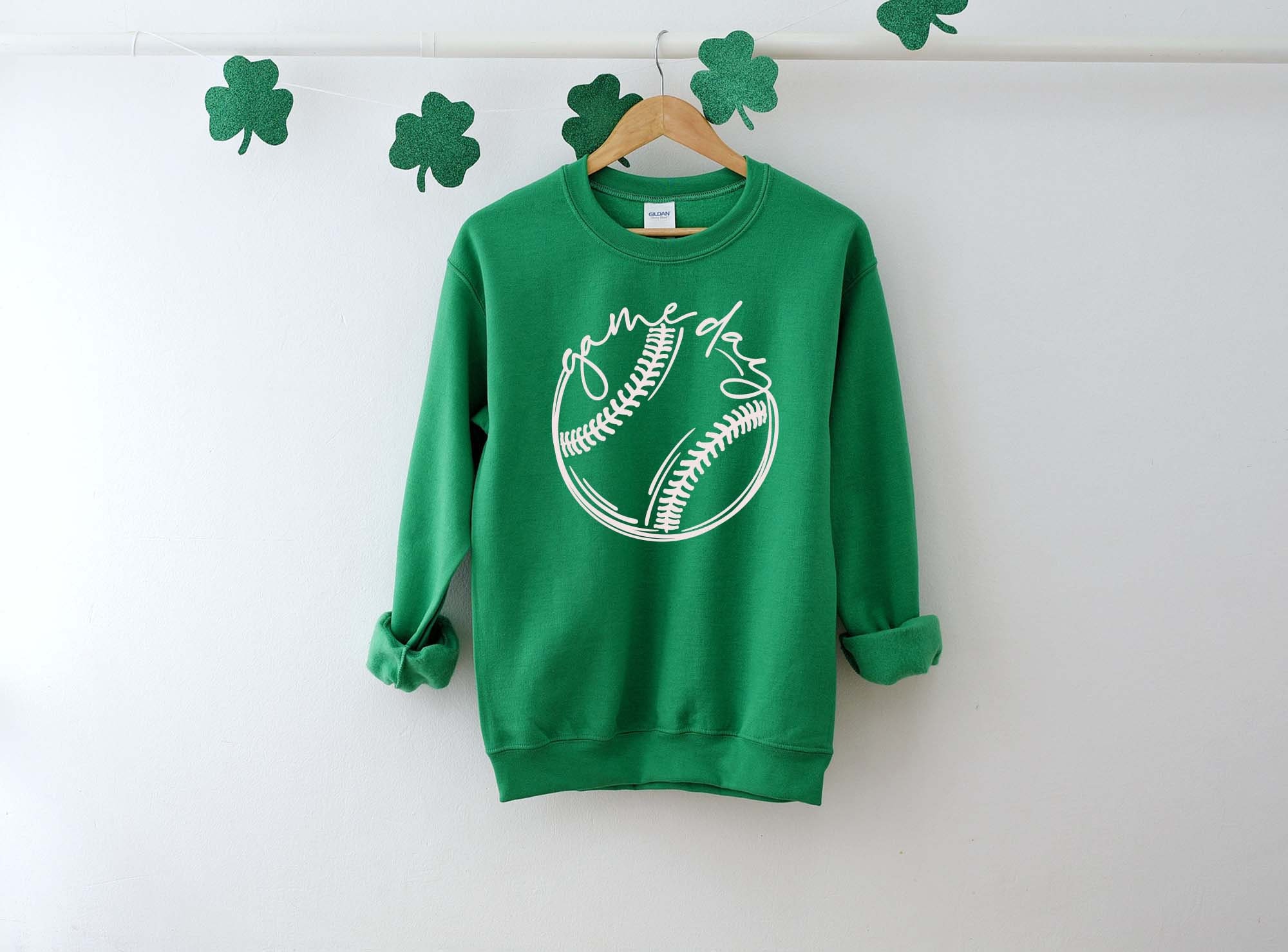 Game Day Baseball Sweatshirtgame Day Softball Etsy