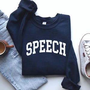 Speech Sweatshirt, SLP Therapist Shirt, Speech Therapy Crewneck, Future Speech Pathologist Gift, Graduation Tshirt for SLP