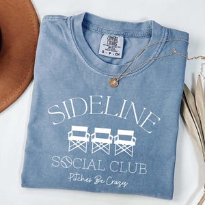 Comfort Colors Baseball Mom Shirt: Soft-Washed Cotton Crewneck image 2