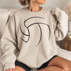 Volleyball Sweatshirt | Volleyball Mom Game Day Shirt, Gift for Volleyball Player