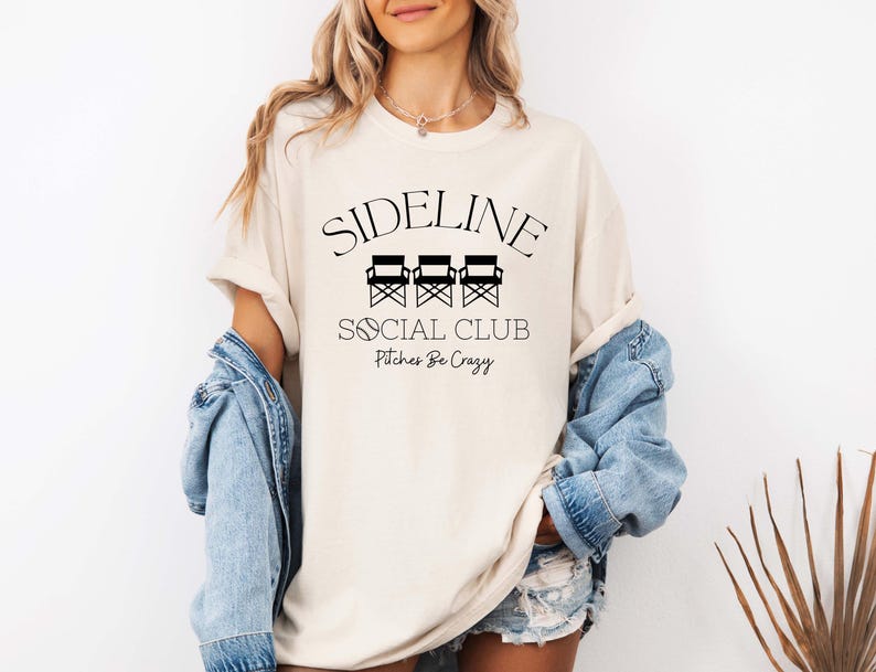 Comfort Colors Baseball Mom Shirt: Soft-Washed Cotton Crewneck image 1