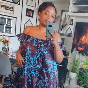 Ankara Sommerkleid / Afrikanisches Druckkleid / Afrikanische Kleidung / Sommerkleid