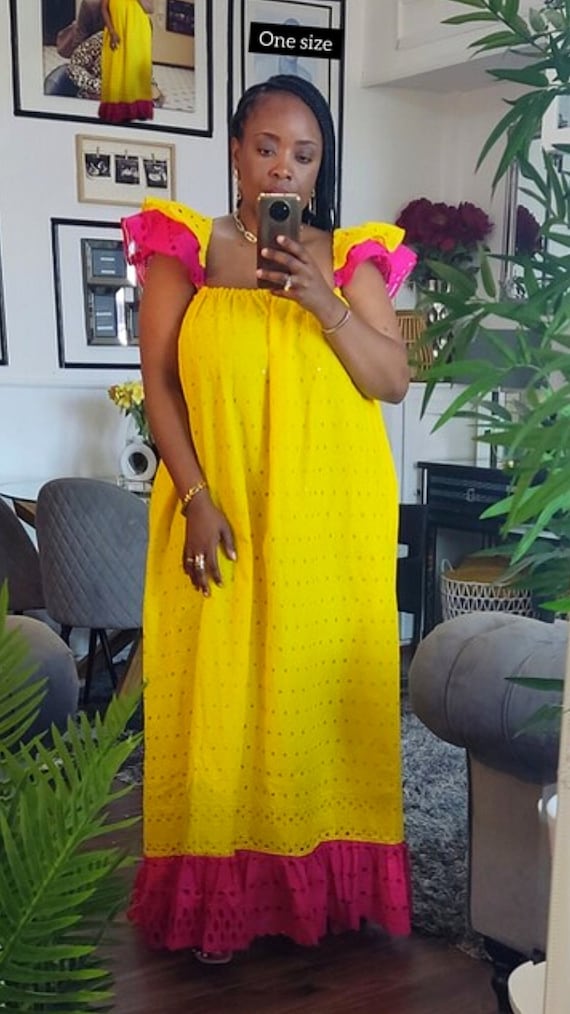 plus size yellow lace dress Plus Size Satin Lace Inset Maxi Dress
