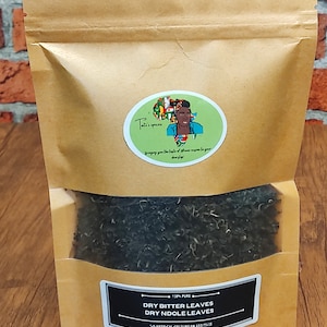 Dry Ndole leaves / Dry bitter leaves / Dry leaves / Herbs / Cameroon spices / TatispicesTatistore