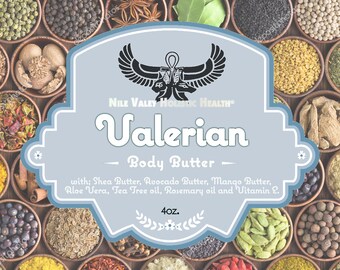 Valerian-Infused Body Butter - Traditional Herbal Remedies