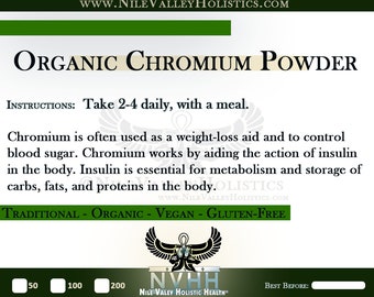 Organic Chromium Herbal Capsules