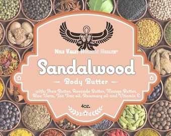 Sandalwood-Infused Body Butter - Traditional Herbal Remedies