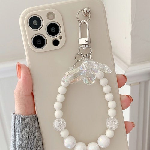 Pastel Flower Print Bead Chain Phone Case for Iphone 11 12 13 Etsy