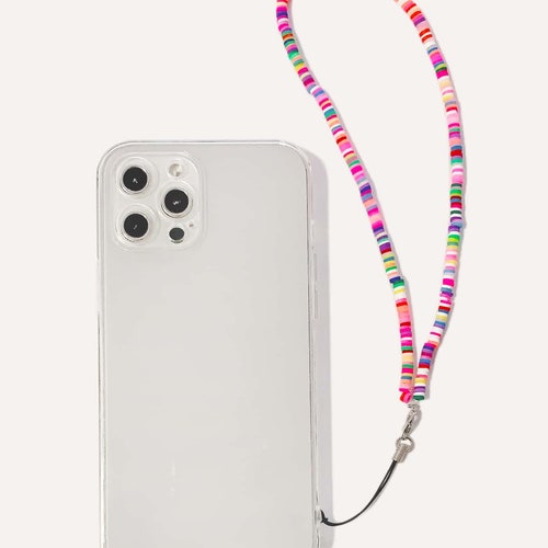Pastel Flower Print Bead Chain Phone Case for Iphone 11 12 13 Etsy
