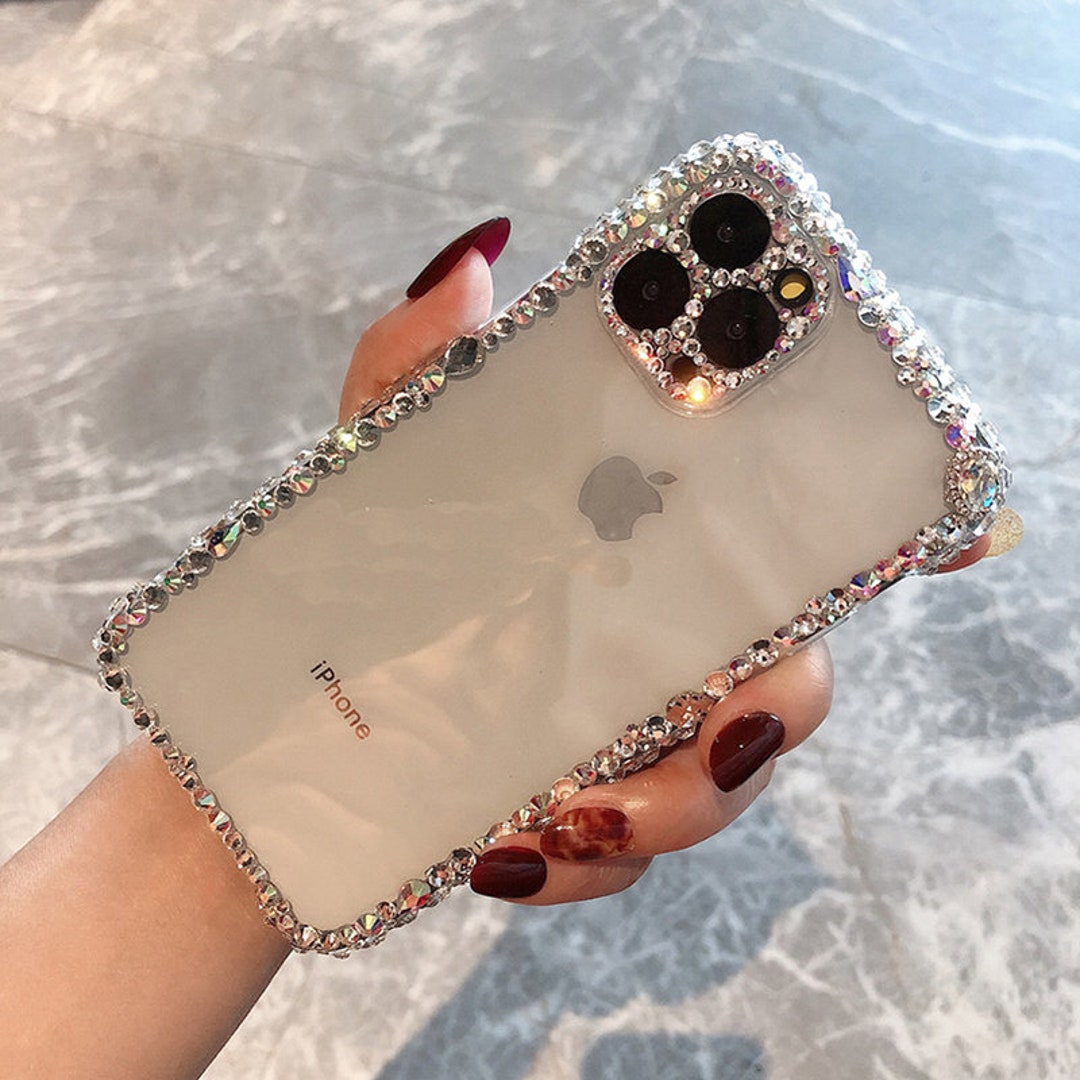 Girly Sparkly Luxury Bling Diamonds Soft Women Phone Case +