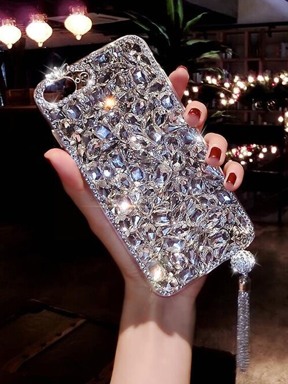 Designer luxury iPhone Cases Shockproof Cristal Clear Bling Phone