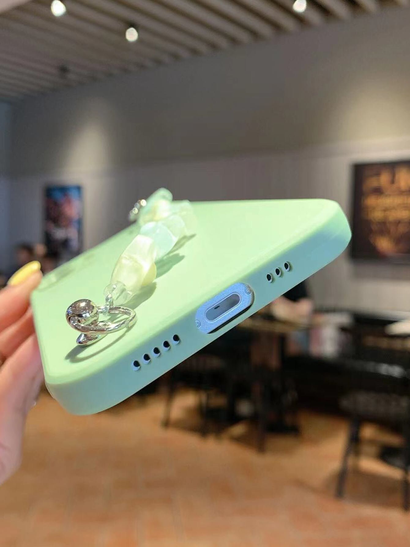 Pastel Flower Print Bead Chain Phone Case for Iphone 11 12 13 Etsy