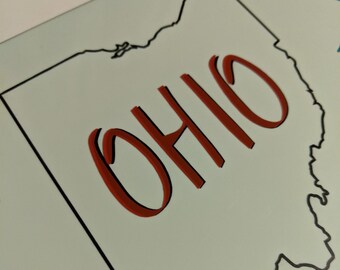 Ohio Removable Vinyl Decal
