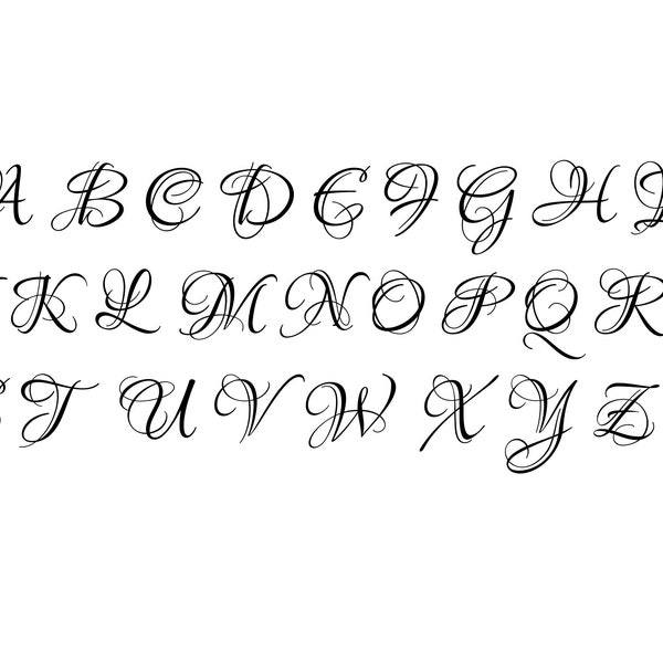 Cursive Vinyl - Etsy