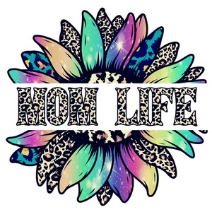 Mom life T-shirt design png
