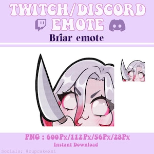 Briar Stabbi3s Emote | League of Legends | Twitch emote | Discord Sticker
