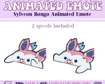 Sylveon Bongo Animated Emote: Twitch/Discord (Digital Download)