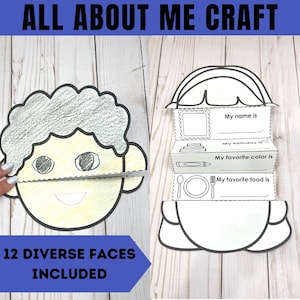 All About Me Craft- Back to School