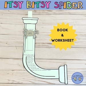 Itsy Bitsy Spider Craft- Nursery Rhymes Book
