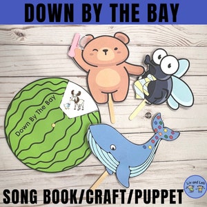 Livre de chansons et artisanat Preschool Rhymes Down by the Bay