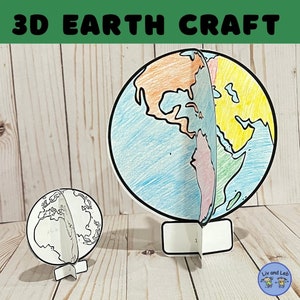 Earth Day 3D Craft