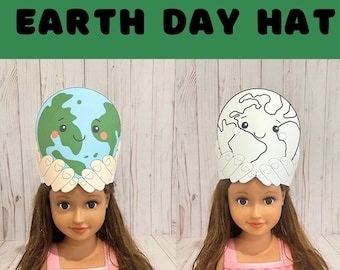 Earth Day Craft- Earth Day Paper Crowns- Earth Day Hats