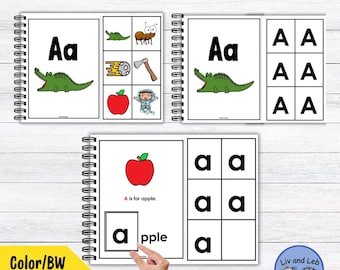 Interactive Alphabet Book- Letter A Adapted Book