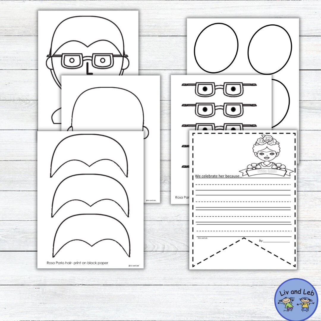 Maand van de geschiedenis van vrouwen Craft- Rosa Parks - Etsy België, image size:1080x1080