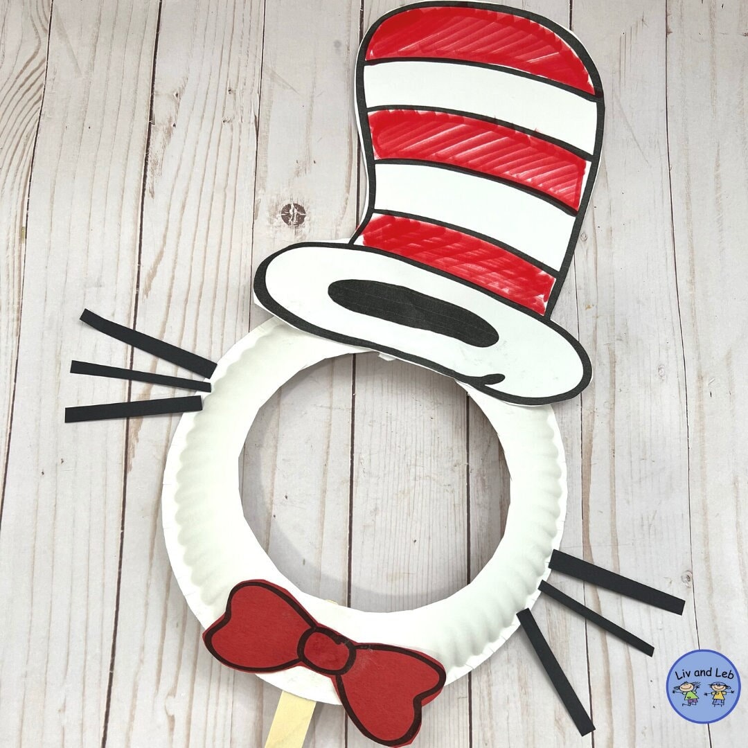 Cat In The Hat Art Projects For Kindergarten Paper Plate Cat N The