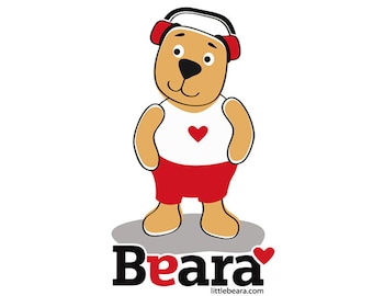 BEARA Boy with Autism - High-quality print image for download (transparent, on any background)