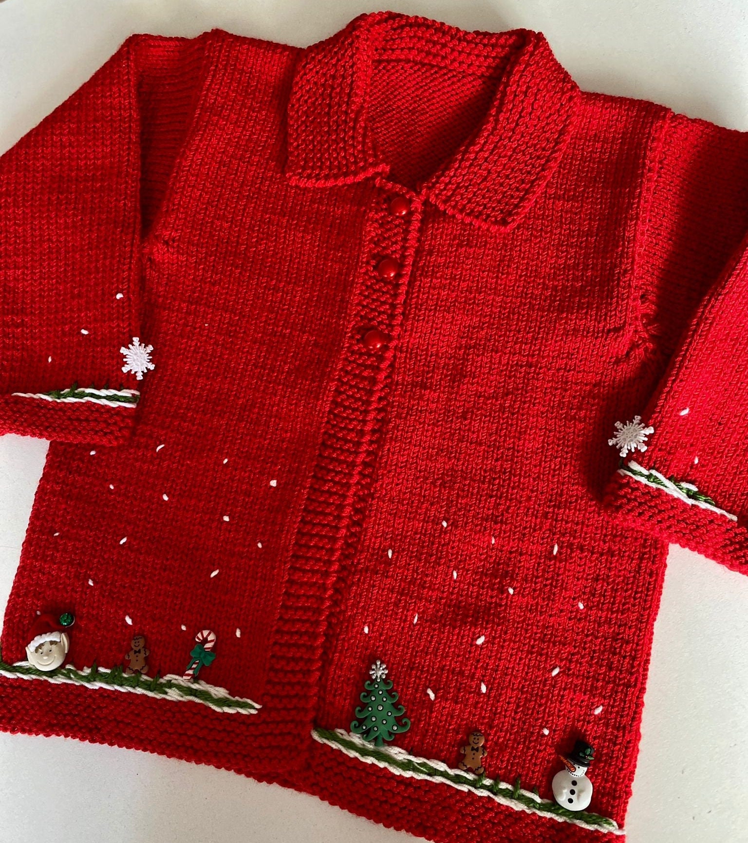 Baby christmas cardigan discount