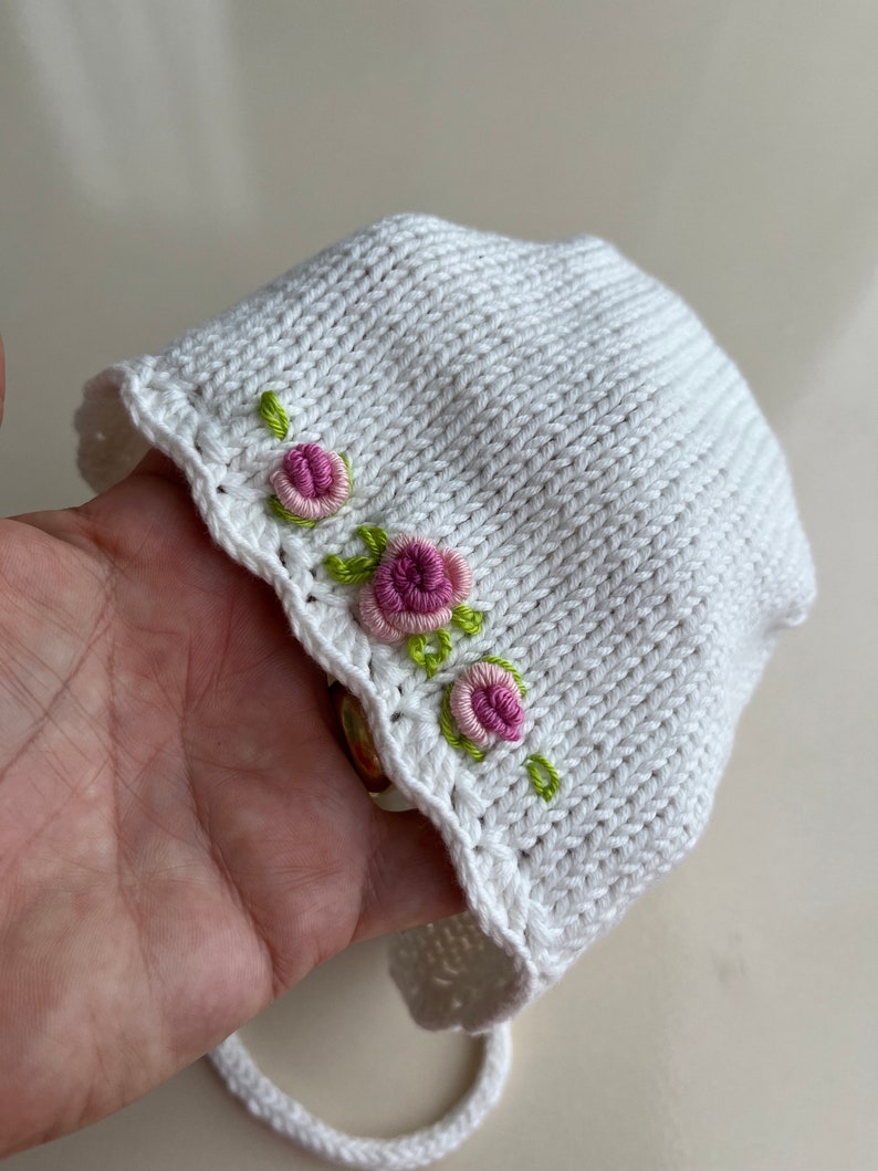 Knit Baby Girl Romper, Organic Cotton Romper Set, Baby and Socks