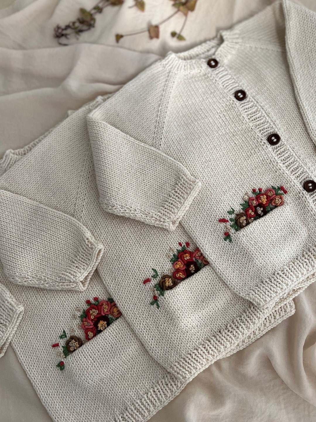 Organic Fancy Tweed Cardigan - Baby