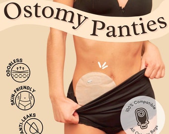 Ostomy Underwear [SIIL Ostomy] Stoma Support, Colostomy bag covers | Ostomy clothing compatible with all Stoma bags. Best Ostomy bag Covers