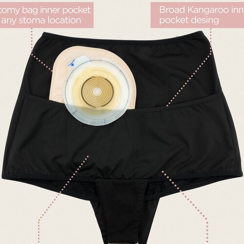 Ostomy Wrap Mía SIIL Ostomy Stoma Underwear Colostomy Etsy Canada