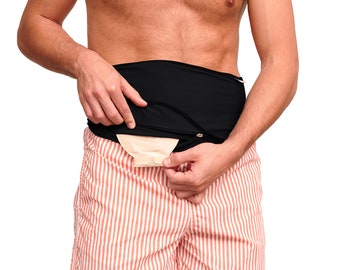 Ostomy Bag Cover, Stoma Support Belt for Swimming & Sports, Ostomy Bag Covers for Colostomy Ileostomy and Urostomy, Unisex Ostomy Belt Gift