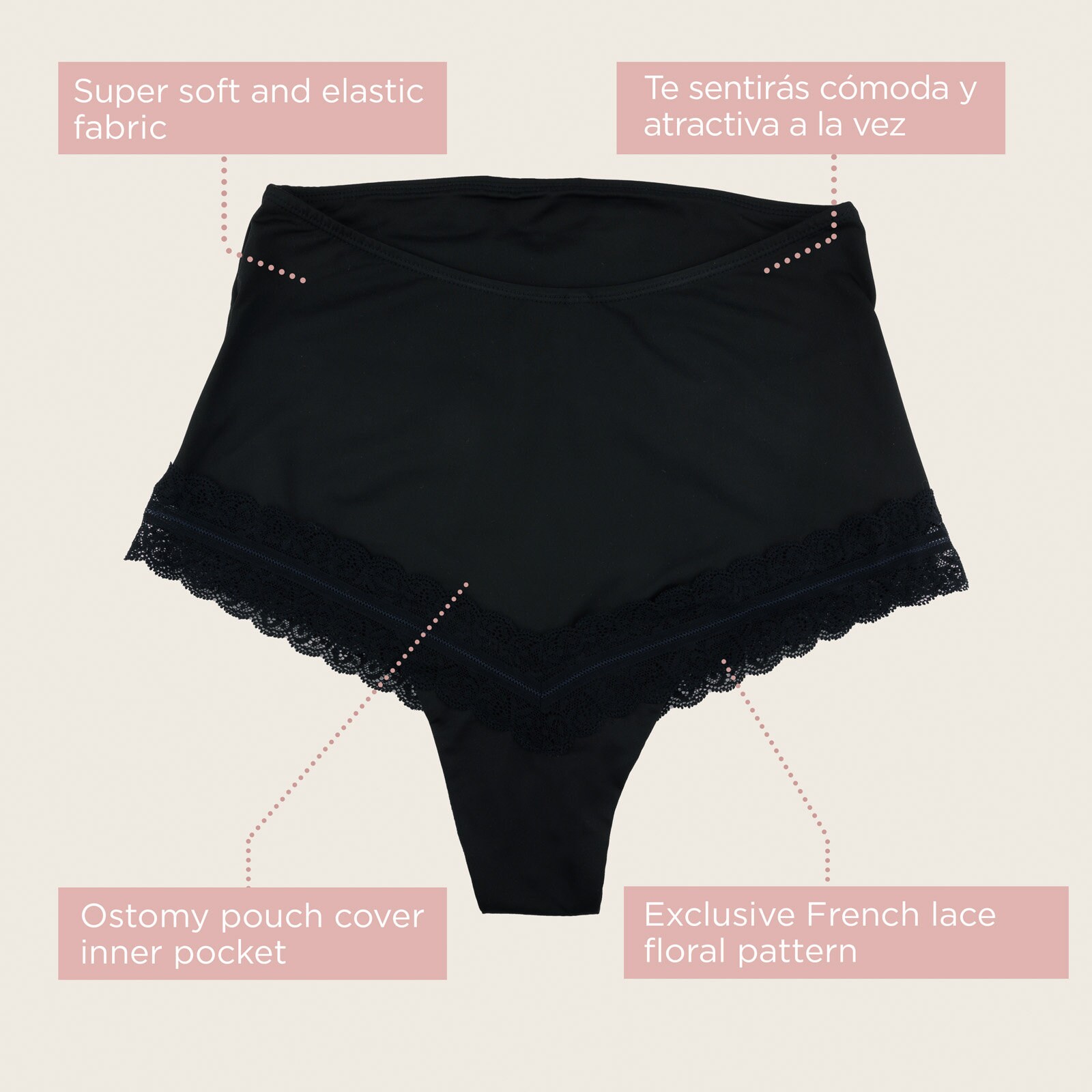 Ostomy Underwear SIIL Ostomy Panties Black Stoma Bag Covers Etsy