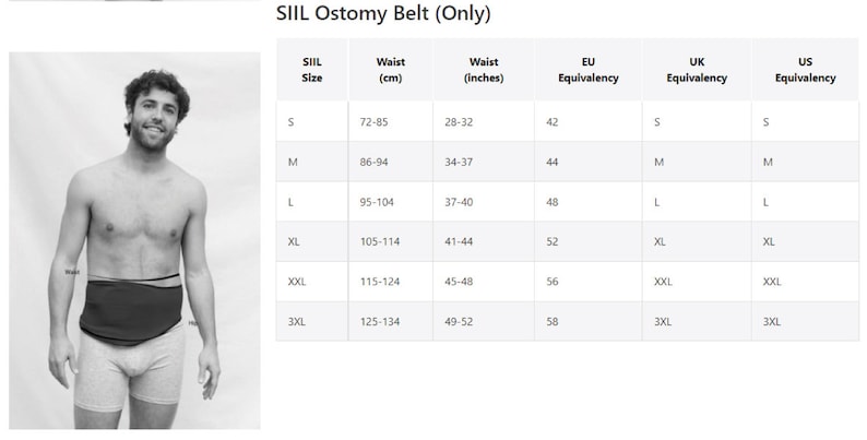 Ostomy belt | Colostomy belt | ileostomy belt | SIIL Ostomy | stomagürtel | cintura per stomia | ceinture pour stomie