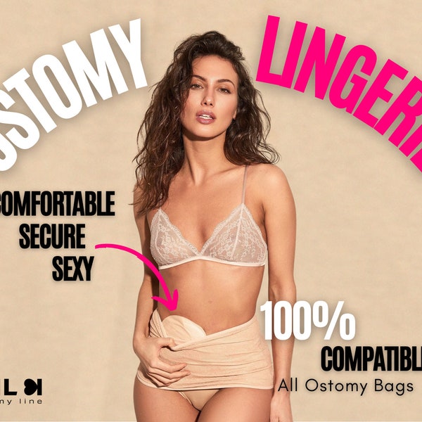 SIIL Ostomy Wrap Lingerie | Stoma underwear | Colostomy bag covers clothing | Ileostomy pouch cover |