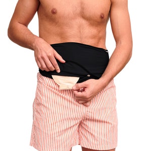 Ostomy Belt Black, Ileostomy or Colostomy Belt for Men and Women. Ostomy bag covers to hold & Protect Colostomy bag. SIIL Ostomy Accessories