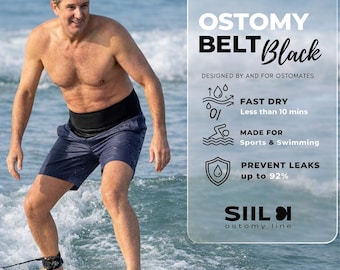 Ostomy Belt Leak Proof Security | SIIL Secure Hold Stoma Bag Support No Swing Colostomy Ileostomy