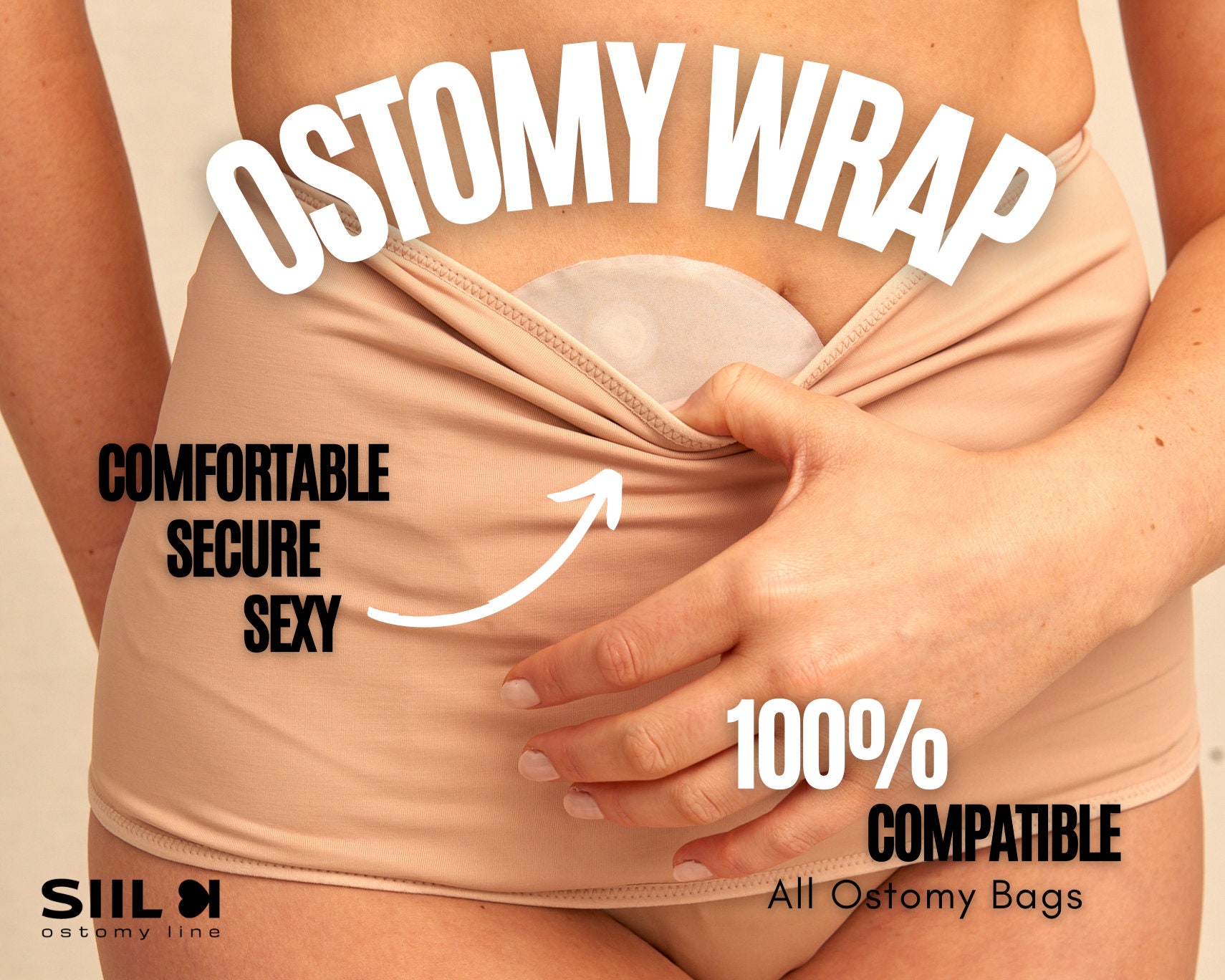 SIIL Ostomy Wrap Underwear Ostomy Bag Covers Stoma Belt for Women Colostomy  Pouch Cover Ileostomy 