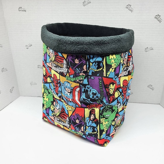 Super Hero Fleece Sugar Glider Pouch: Colony sized, Pocket Pet Snuggle Sack