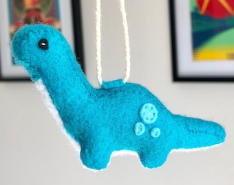 Cute felt dinosaur plush