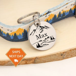 Dog Tag Dog Collar Tag Personalized Cat Tag Custom Cat Collar Tag Cat ID Tag Dog ID Tag Dog Name Tag Engraved Pet Tag Cat Name Gift Tag