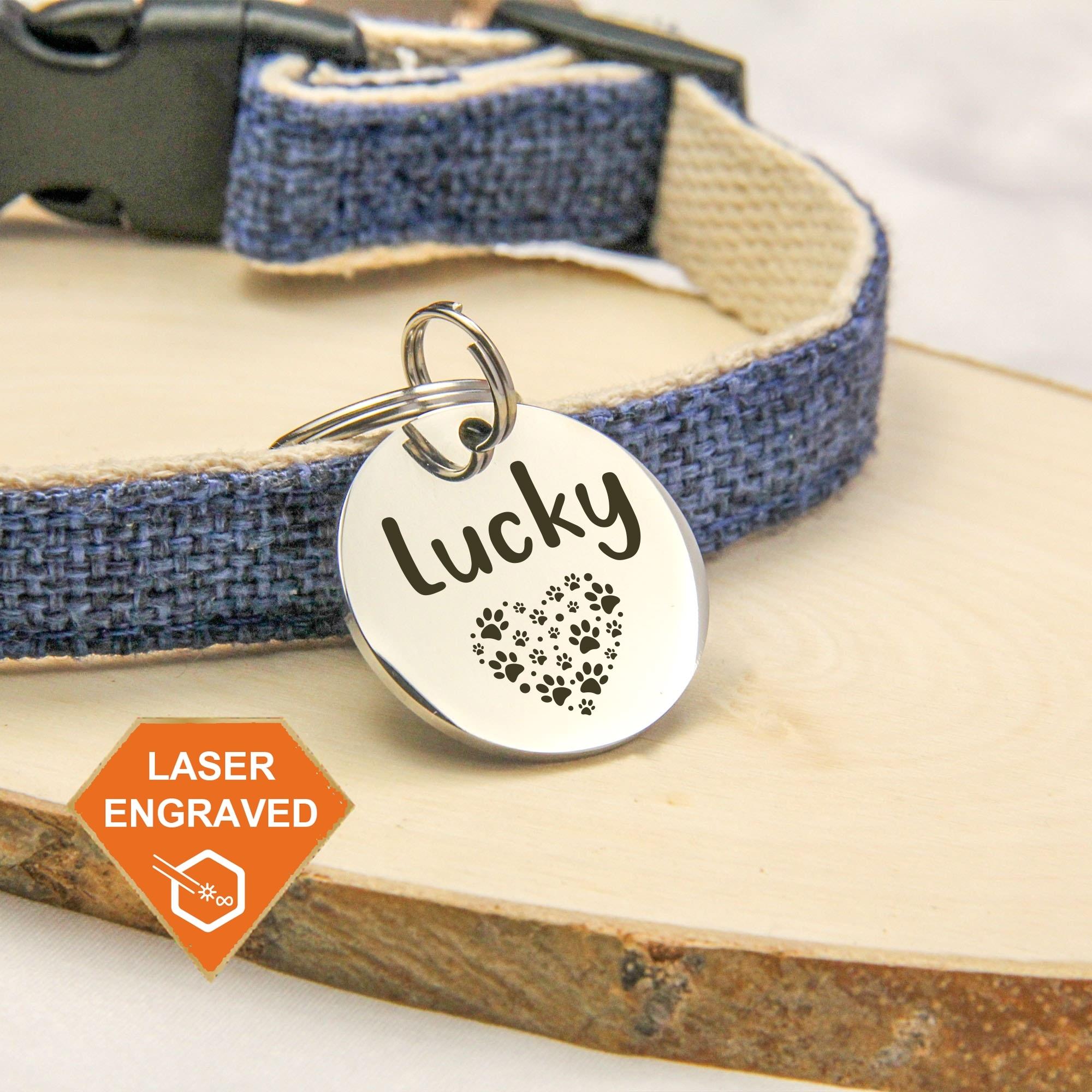 Dog Name Tag, Personalized Dog Tag, Custom Pet Tag, Customized Dog Tag ...