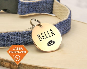 Personalized Dog Tag, Dog Name Tag, Custom Pet Tag, Customized Dog Tag, Cat Collar Tag, Dog ID Tag, Engraved Dog Tag, Dog Tag for Dogs