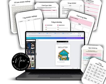 Deklutterplaner, Putzplan, Checkliste, Putzplan, Endreinigung, Planer, Reinigung, Planer, Reinigung, Planer, Reinigung, PDF